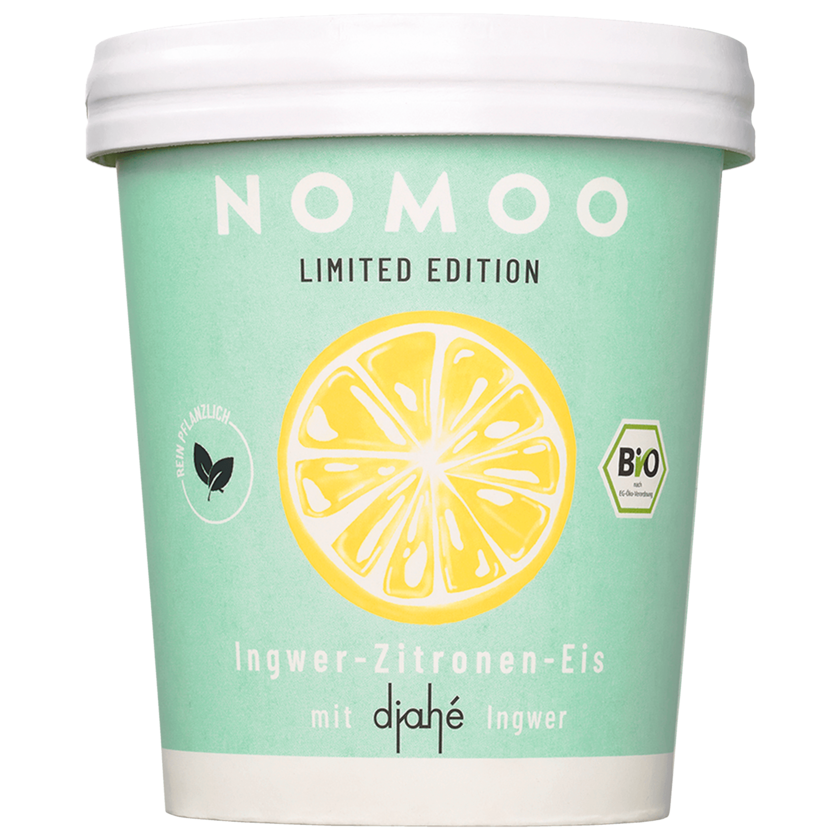 NOMOO Bio Eis Ingwer-Zitronen vegan 500ml